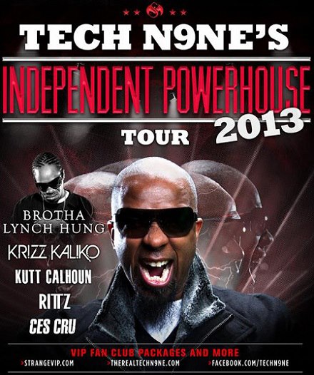 @TechN9ne Sets Out On “Independent Powerhouse Tour 2013” March 15th